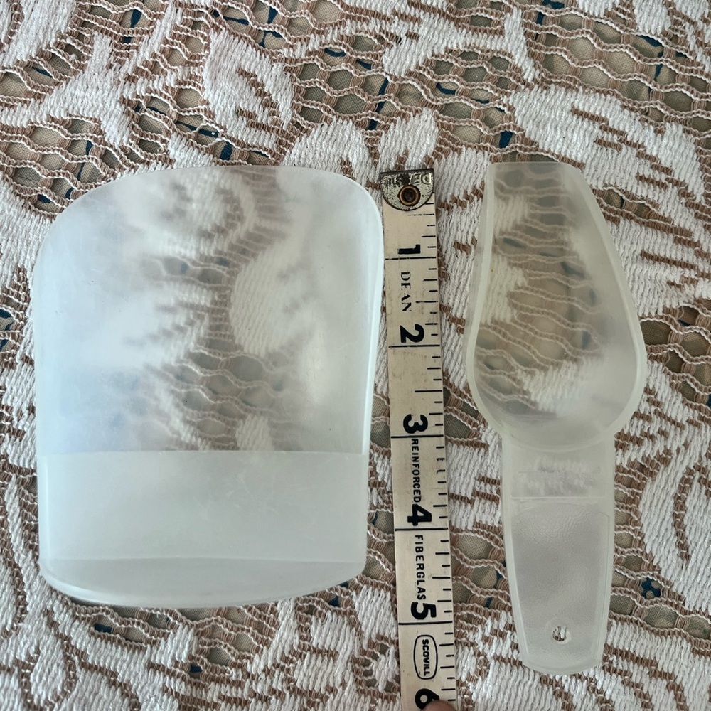 Vintage Tupperware Rocker Flour Kitchen Scoops Set Bundle 2 excellent condition - Picture 8 of 8